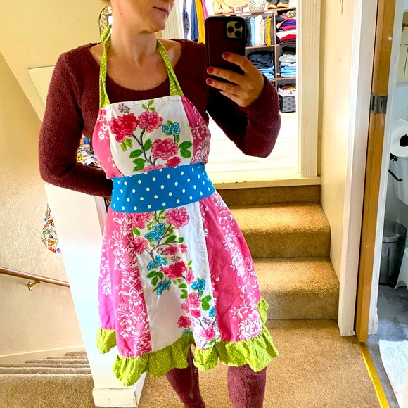 Shabby chic apron - Picture 1 of 2